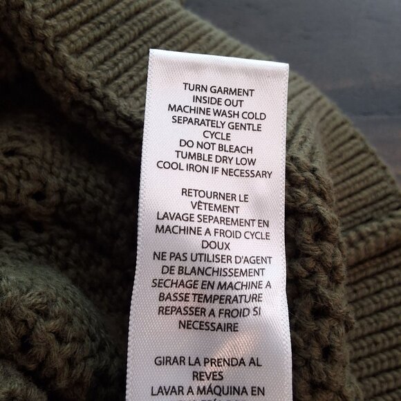 Splendid Open-Knit Crocheted Sleeveless Top Womens M Olive Green Preppy Boho - Picture 7 of 7